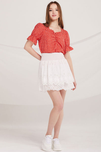 Micah Sweetheart Neck Blouse