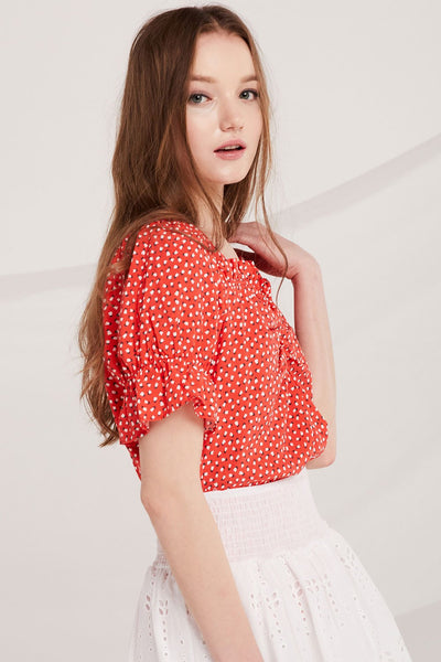 Micah Sweetheart Neck Blouse