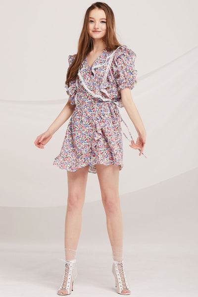 Ivanna Floral Ruffle Romper