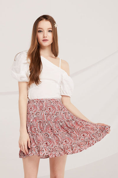 Kailani Paisley Print Skirt