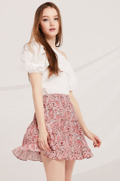 Kailani Paisley Print Skirt