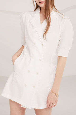 Imani Linen Blazer Dress