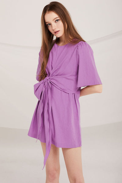 Tenley Tie Ruched Dress