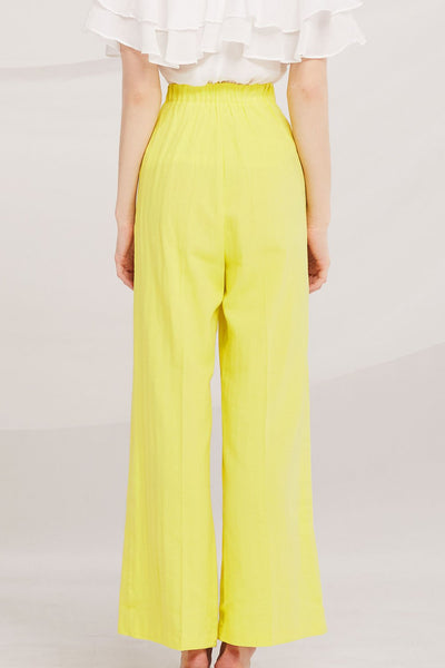 Perla Linen Wide Leg Pants