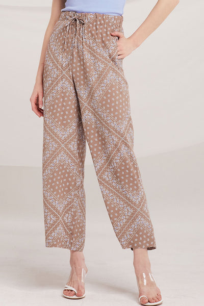 Alora Boho Print Palazzo Pants