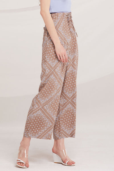 Alora Boho Print Palazzo Pants