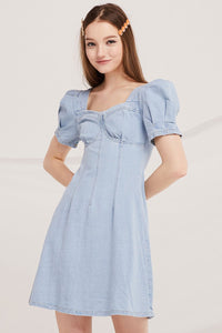 Gloria Bustier Denim Dress