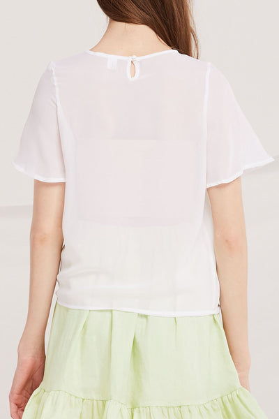 Paloma See-Thru Chiffon Top