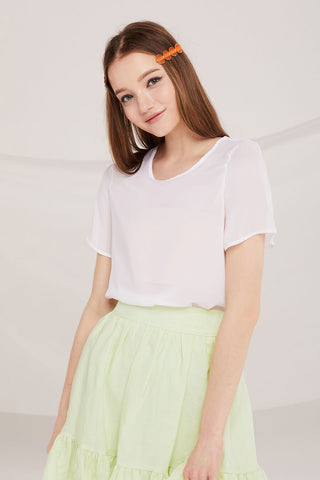 Paloma See-Thru Chiffon Top