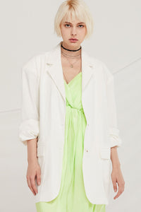 Iris Oversized Linen Jacket