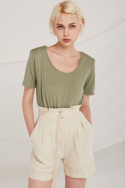 Reese Linen Bermuda Shorts