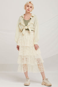 Julian Tierd Lace Long Skirt