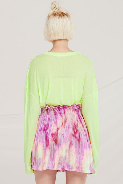 Owen Tie Dye Pleated Skirt