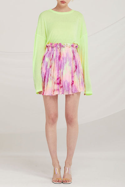 Owen Tie Dye Pleated Skirt