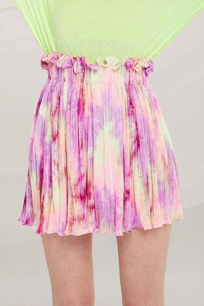 Owen Tie Dye Pleated Skirt