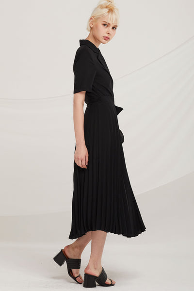 Finn Pleated Wrap Dress