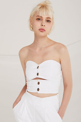 Paityn Midriff Cutout Tube Top