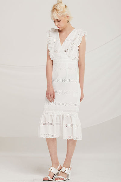 Dominic Eyelet Lace Mermaid Dress