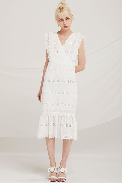 Dominic Eyelet Lace Mermaid Dress