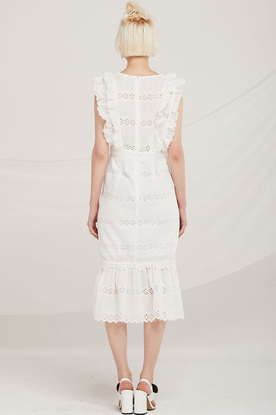 Dominic Eyelet Lace Mermaid Dress