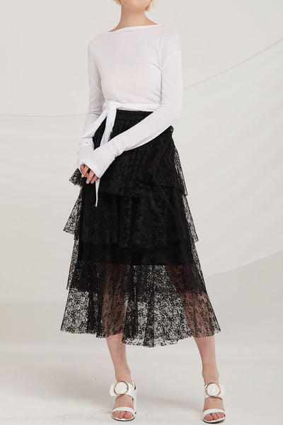 Julian Tierd Lace Long Skirt