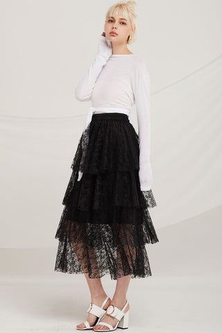 Julian Tierd Lace Long Skirt