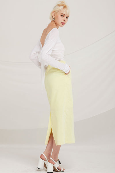 Iris Linen Maxi Skirt