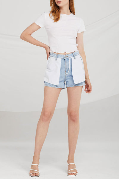 Keira Inside Out Denim Shorts