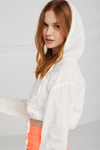 Hanna Hoodie Crop Shirt