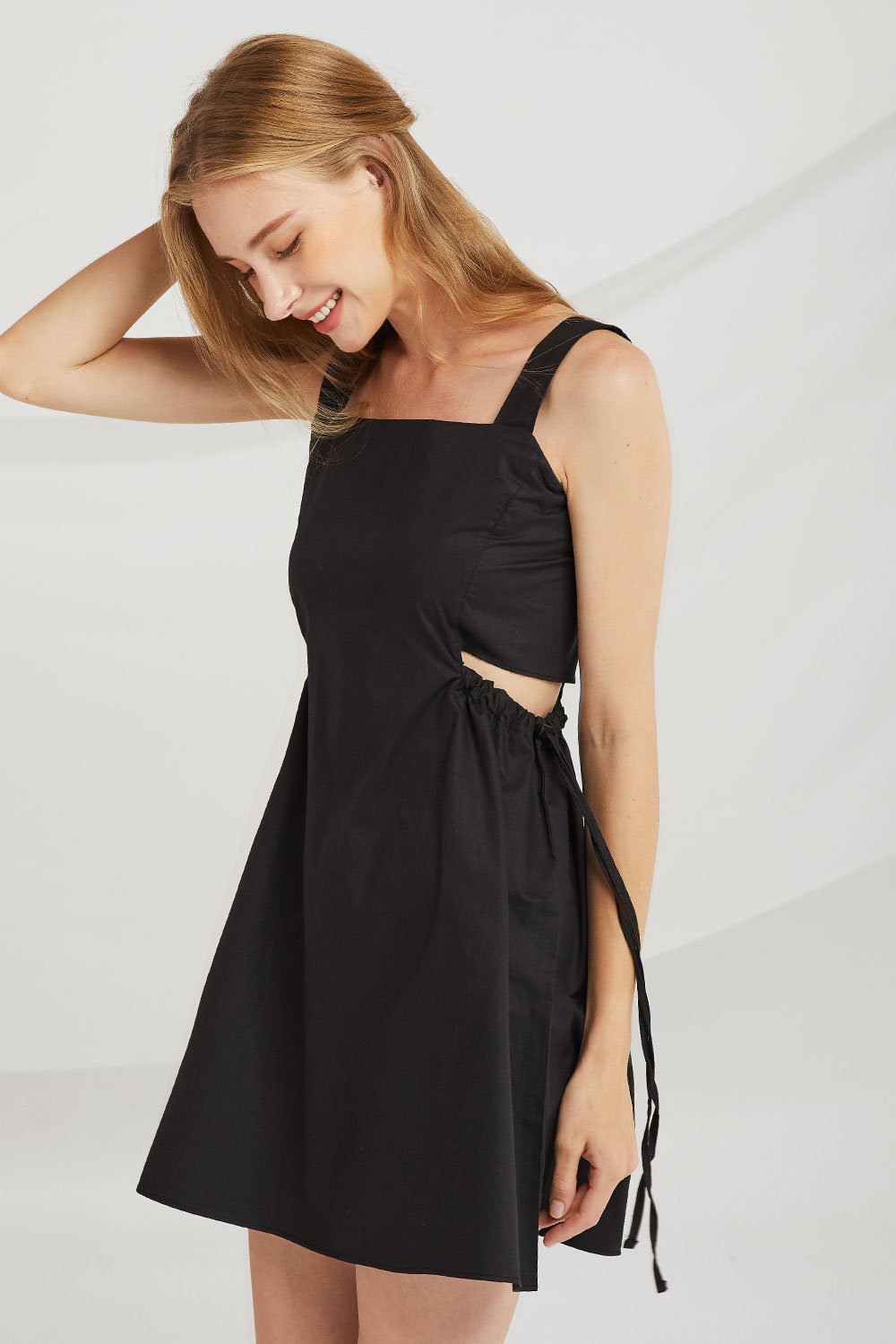 Hazel Skater Dress w/Cut Out