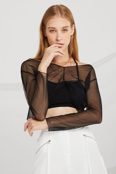 Lexi Twist-knot Mesh Top