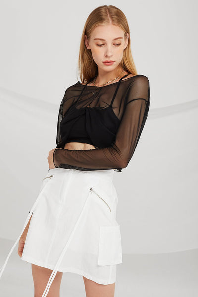 Lexi Twist-knot Mesh Top