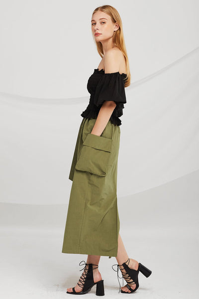 Wren Seatbelt Detail Cargo Skirt