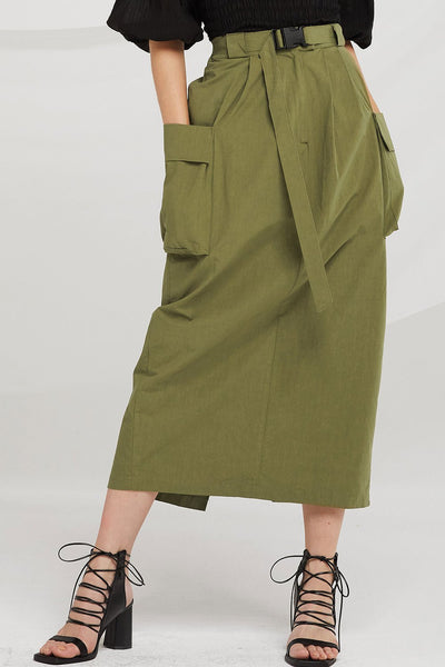 Wren Seatbelt Detail Cargo Skirt