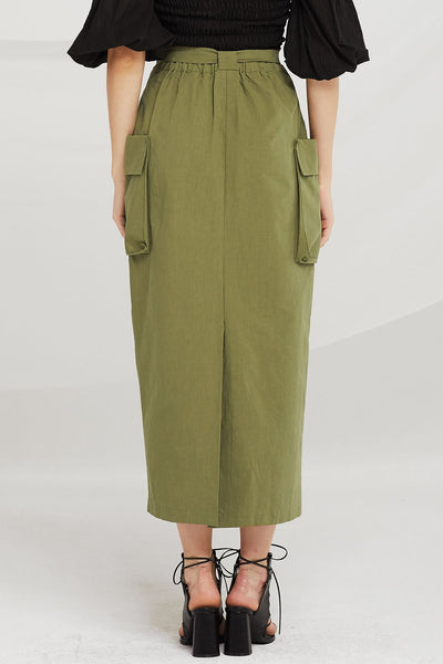 Wren Seatbelt Detail Cargo Skirt