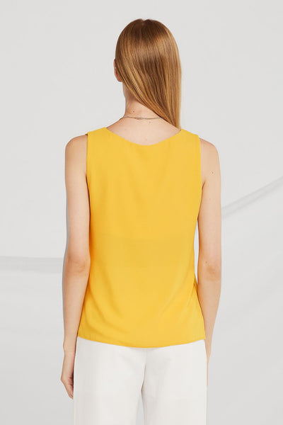 Sarah V-Neck Sleeveless Blouse