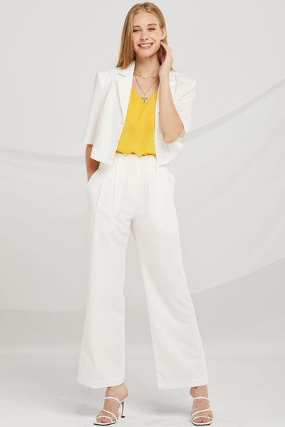 Dani Notch Lapel Crop Jacket