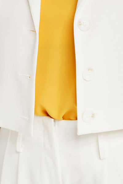 Dani Notch Lapel Crop Jacket