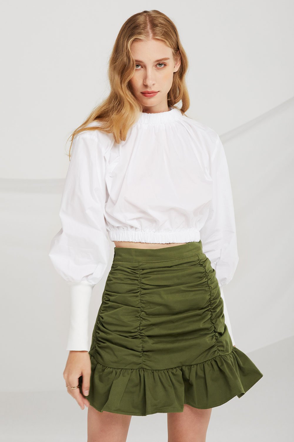 Kylie Crop Banding Top