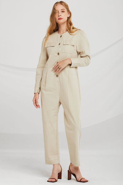 Hailey Pocket Utility Jumpsuit