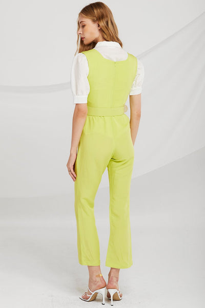 Avery Sleeveless Square Neck Jumpsuit