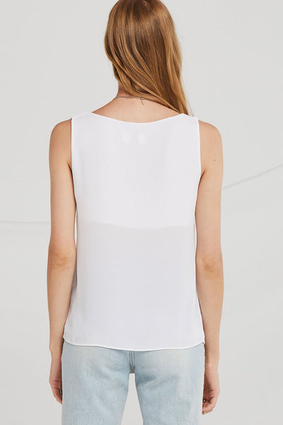 Sarah V-Neck Sleeveless Blouse