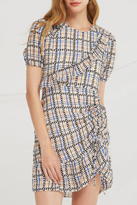 Harper Plaid Ruffle Dress