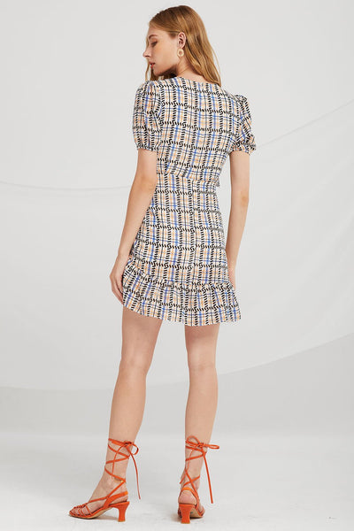 Harper Plaid Ruffle Dress