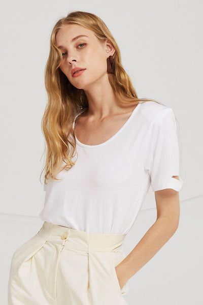 Ingrid Slash Sleeve T-Shirt