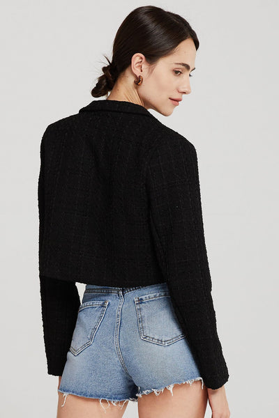 storets.com Hadley Boucle Crop Top And Jacket Set