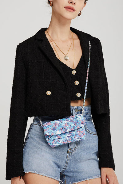 storets.com Hadley Boucle Crop Top And Jacket Set