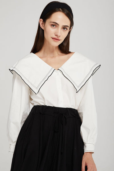 Reese Puritan Collar Blouse