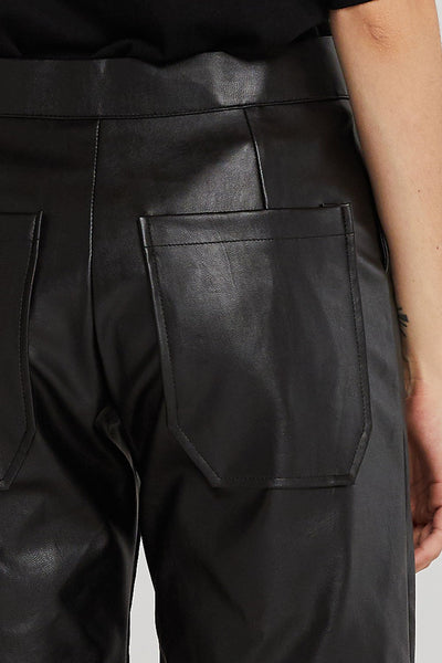 Rachel Pleather Biker Shorts