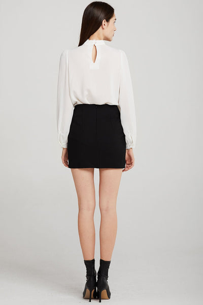 storets.com Mya Jewel Button Skirt